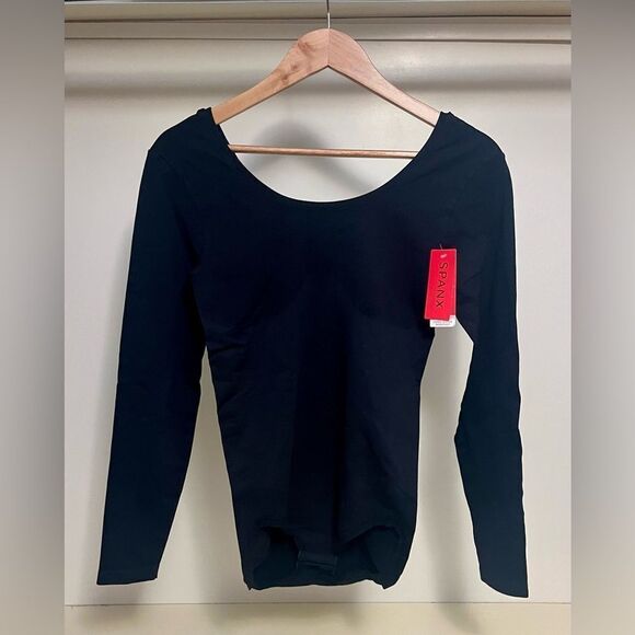 NWT - Spanx Base Body Suit Black xL - Picture 1 of 5